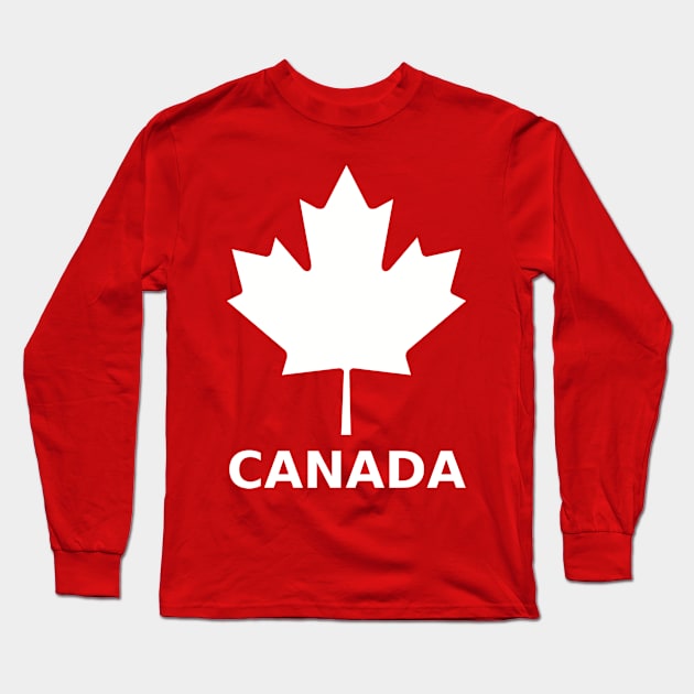 Canada maple leaf Long Sleeve T-Shirt by Designzz